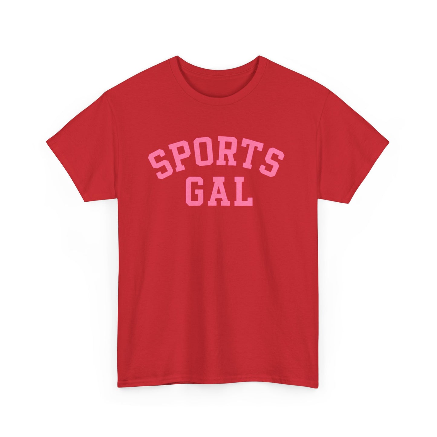 Sports Gal T-Shirt — Pink Athletic Graphic Tee for Active Women
