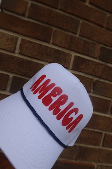 AMERICA- RED WHITE AND NAVY