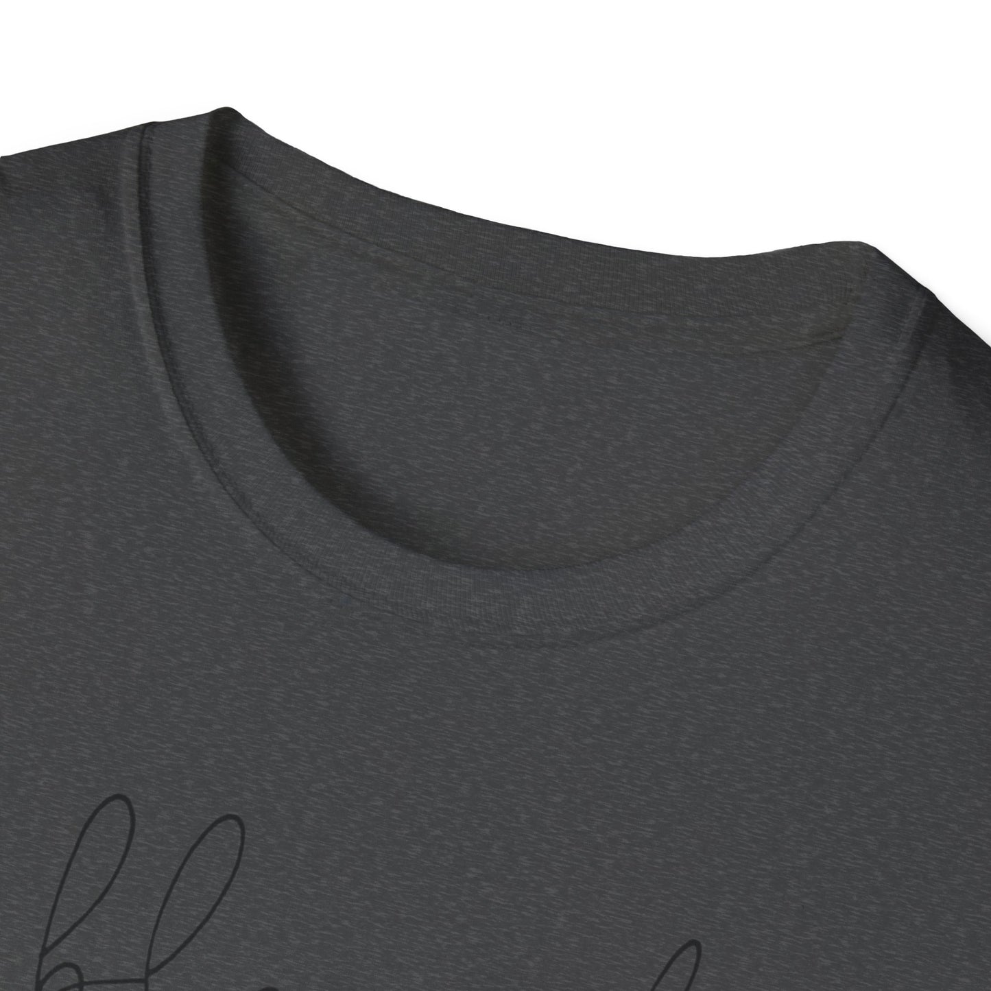 Blessed Script T-Shirt — Minimalist Inspirational Tee