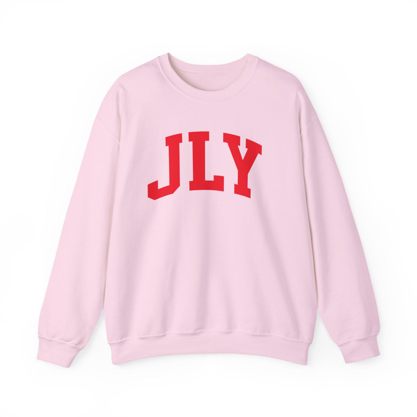 JLY Red Collegiate Crewneck Sweatshirt