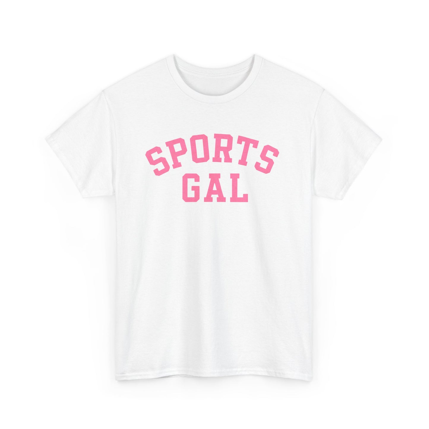 Sports Gal T-Shirt — Pink Athletic Graphic Tee for Active Women