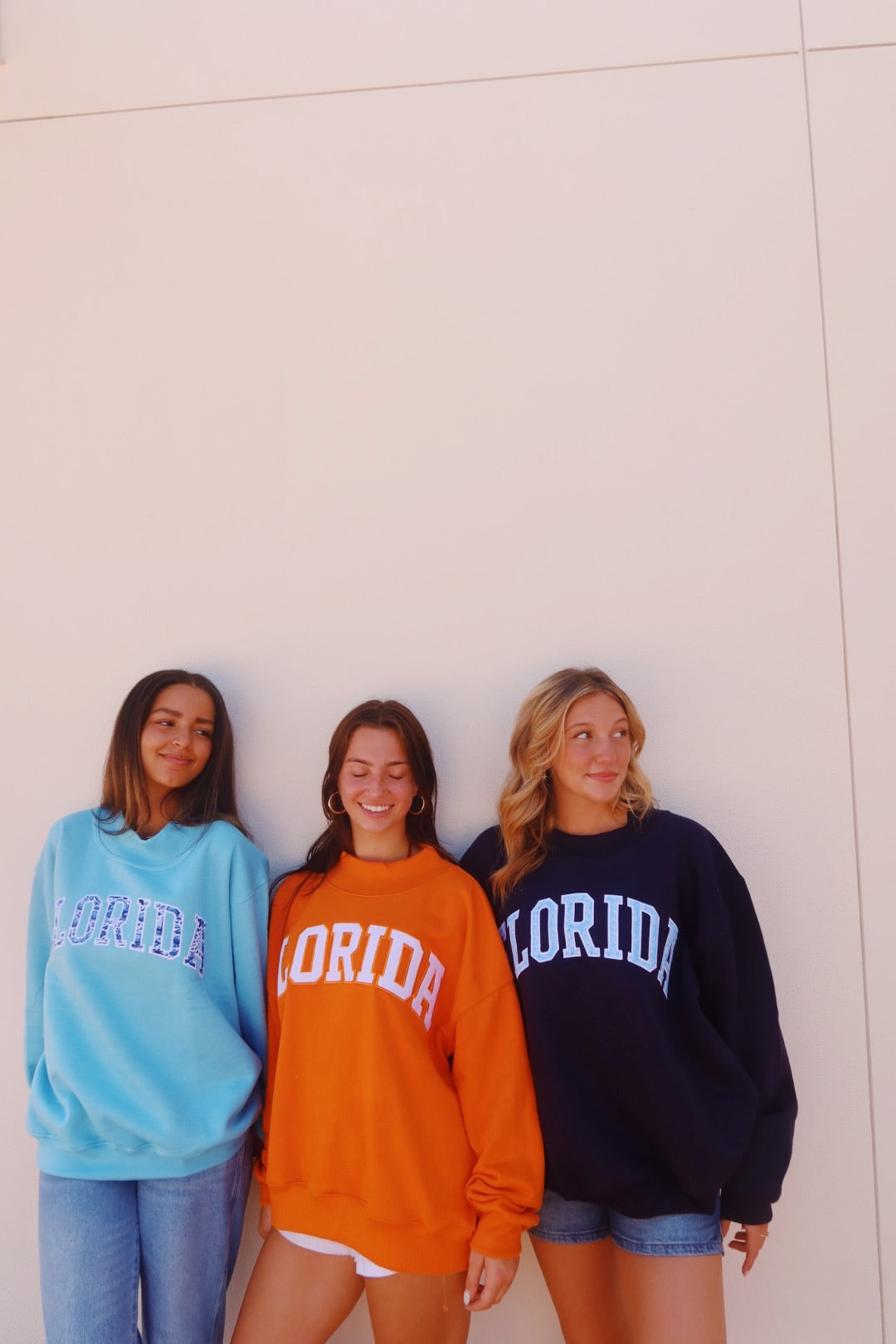 FLORIDA ORANGE KISS MOCK NECK