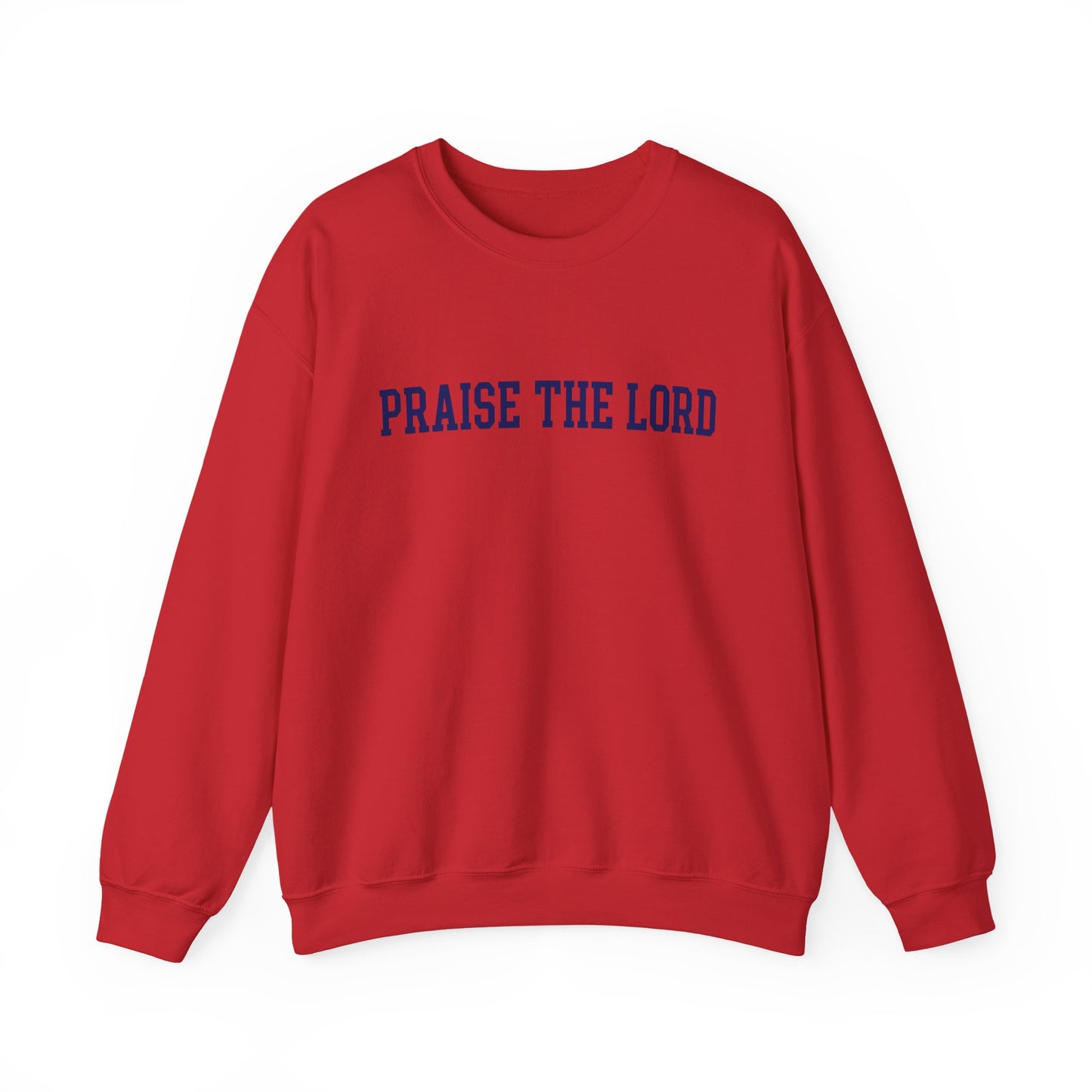 Praise The Lord Crewneck Sweatshirt — Christian Faith Graphic Sweatshirt