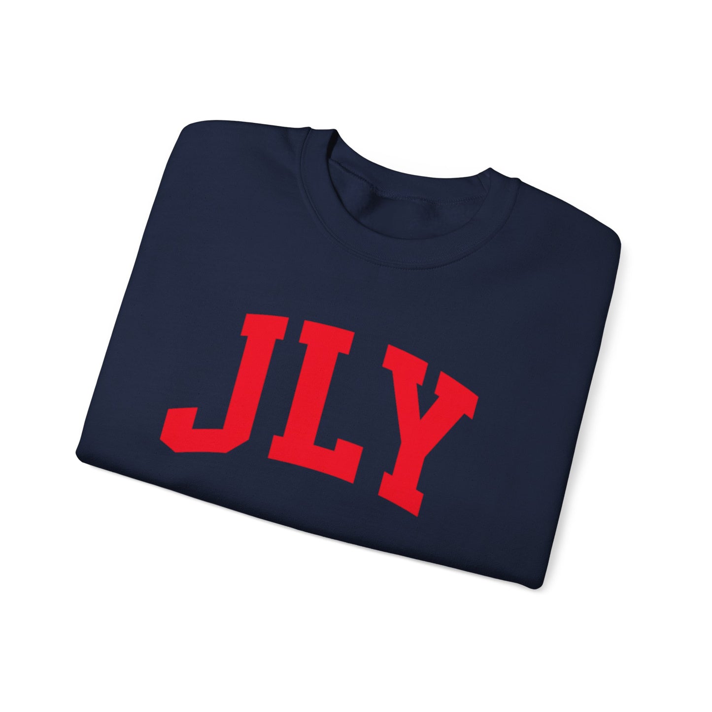 JLY Red Collegiate Crewneck Sweatshirt