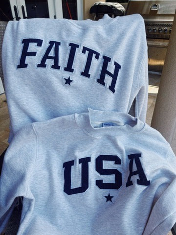 DENIM AND ASH GREY FAITH MOCK NECK
