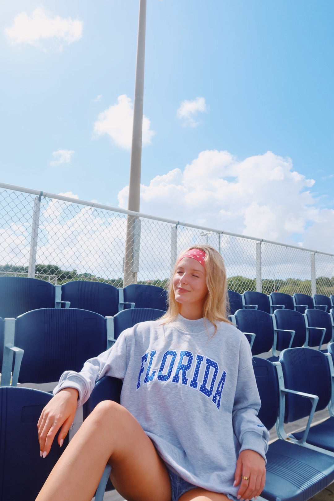 FLORIDA- ROYAL POLKA MOCK NECK