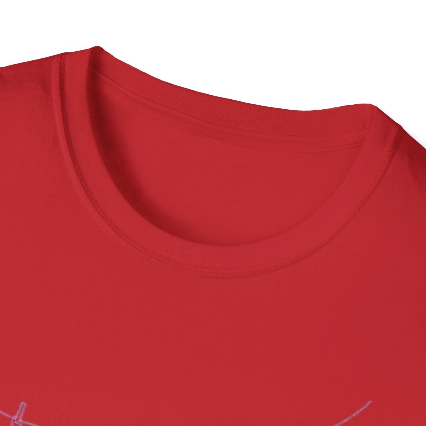 Bikini Line Graphic T‑Shirt – Pink Swimsuit Clothesline Tee