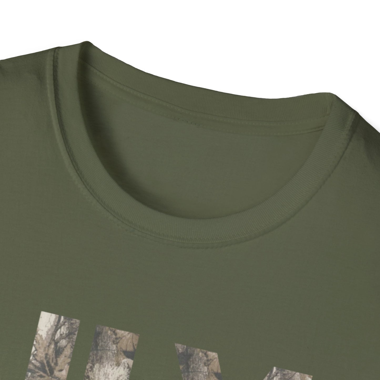JLY Camouflage Initials T-Shirt — Camo Monogram Graphic Tee