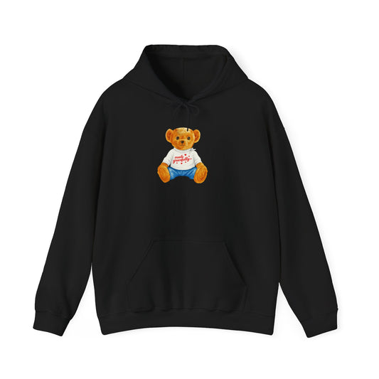 Made Gracefully Co. Teddy Bear Graphic Hoodie — Cute Vintage Bear Shirt