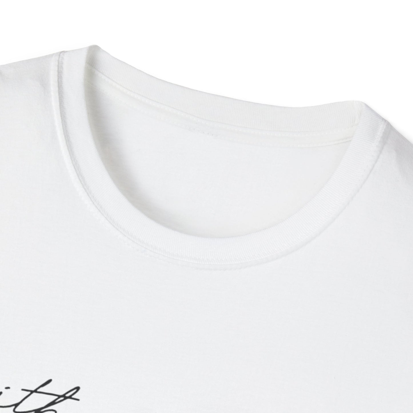 Faith Over Fear T-Shirt — Minimal Script Christian Tee
