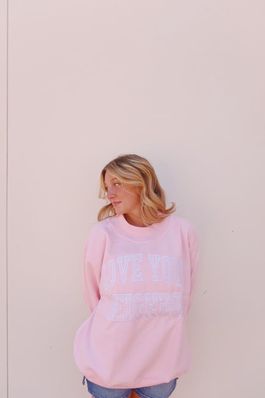 LOVE YOUR NEIGHBOR- SUMMER BLISS MOCK NECK