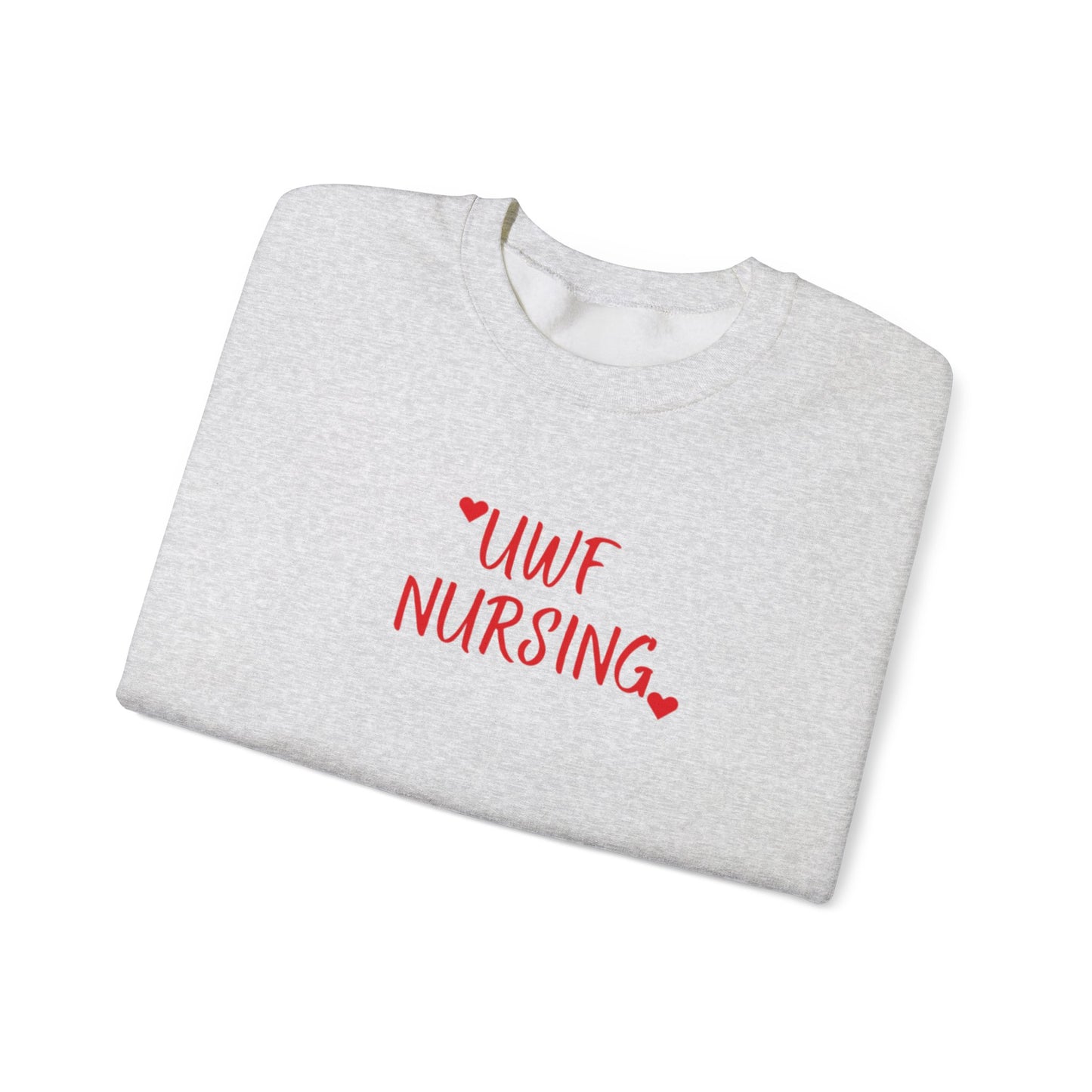 UWF Nursing T-Shirt — Cute Red Heart Nursing Tee for University of West Florida Students & Nurses