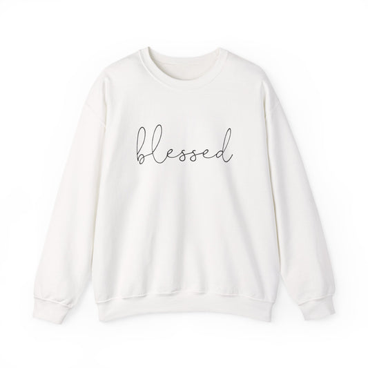 Blessed Script Crewneck Sweatshirt