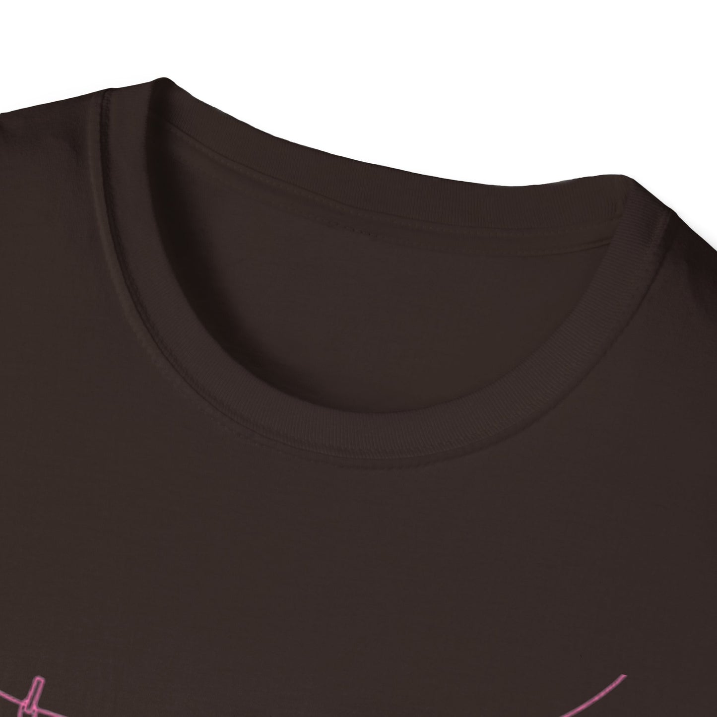 Bikini Line Graphic T‑Shirt – Pink Swimsuit Clothesline Tee