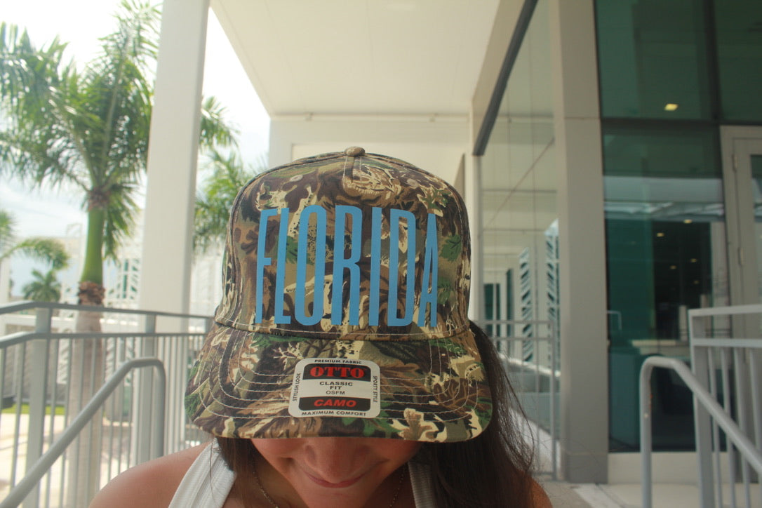 FLORIDA 5 PANEL CAMO HAT
