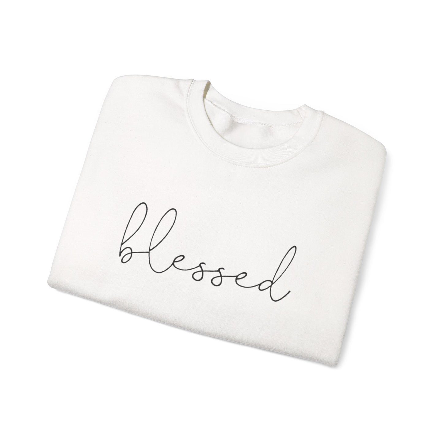 Blessed Script Crewneck Sweatshirt