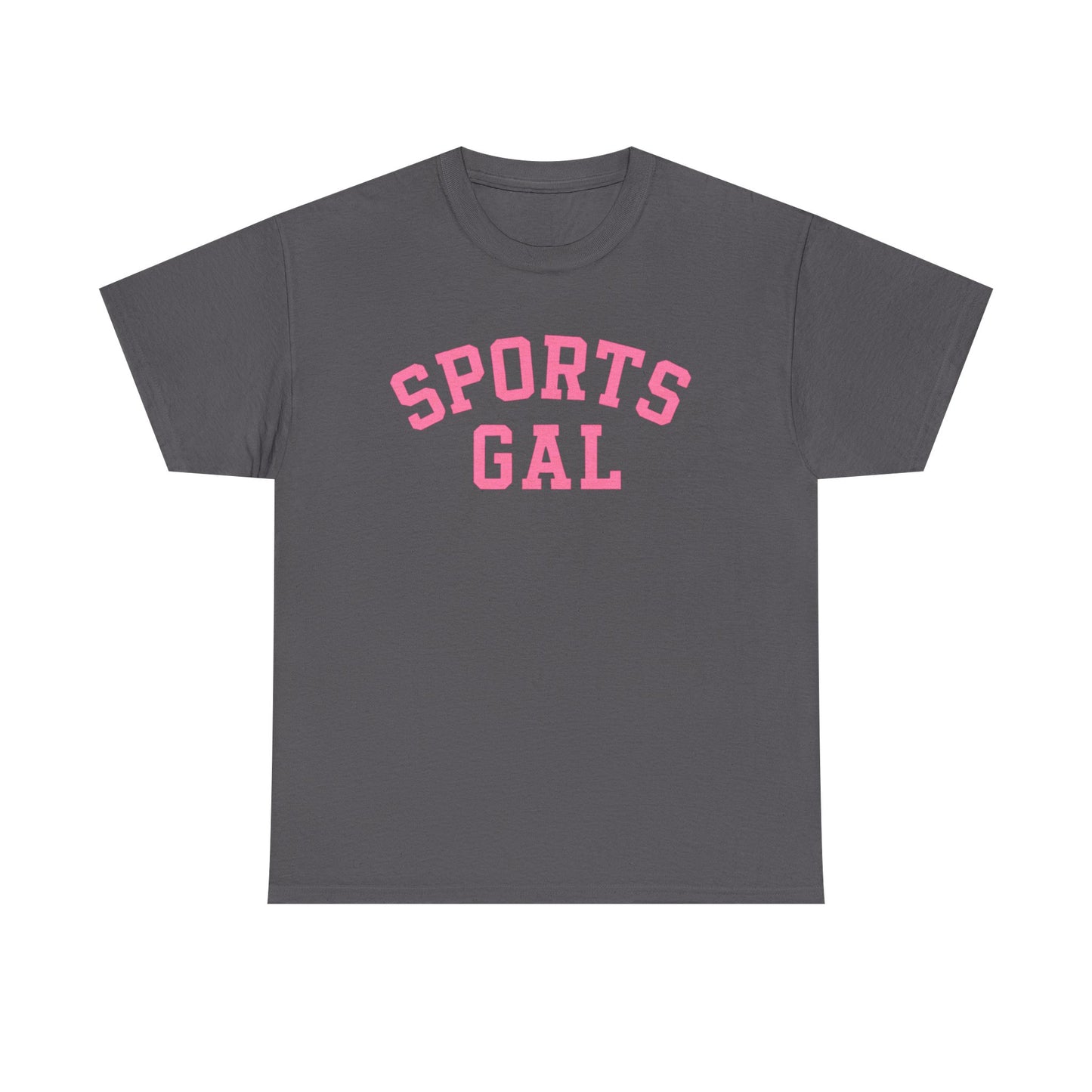 Sports Gal T-Shirt — Pink Athletic Graphic Tee for Active Women