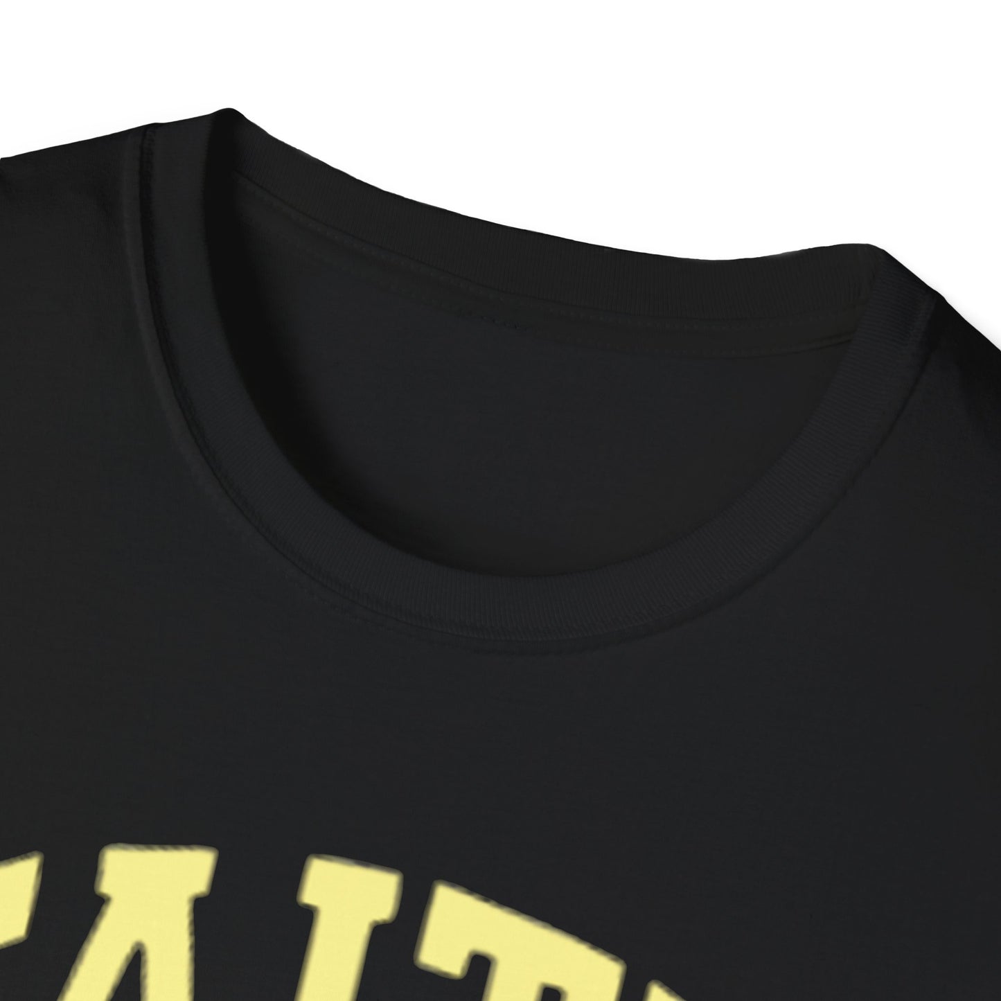 Faith Graphic T-Shirt — Yellow Lettering with Star