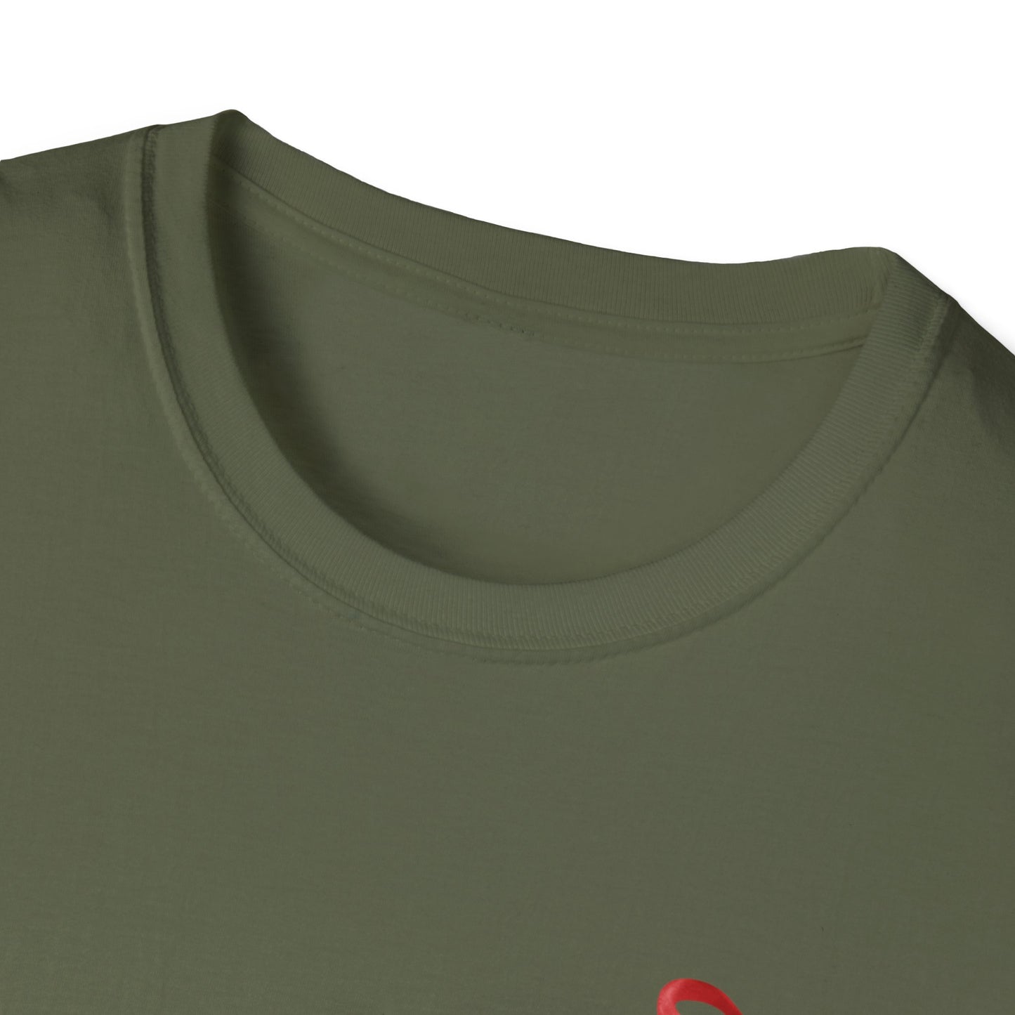 T-Shirt — Red Bow "JLY" Graphic Tee