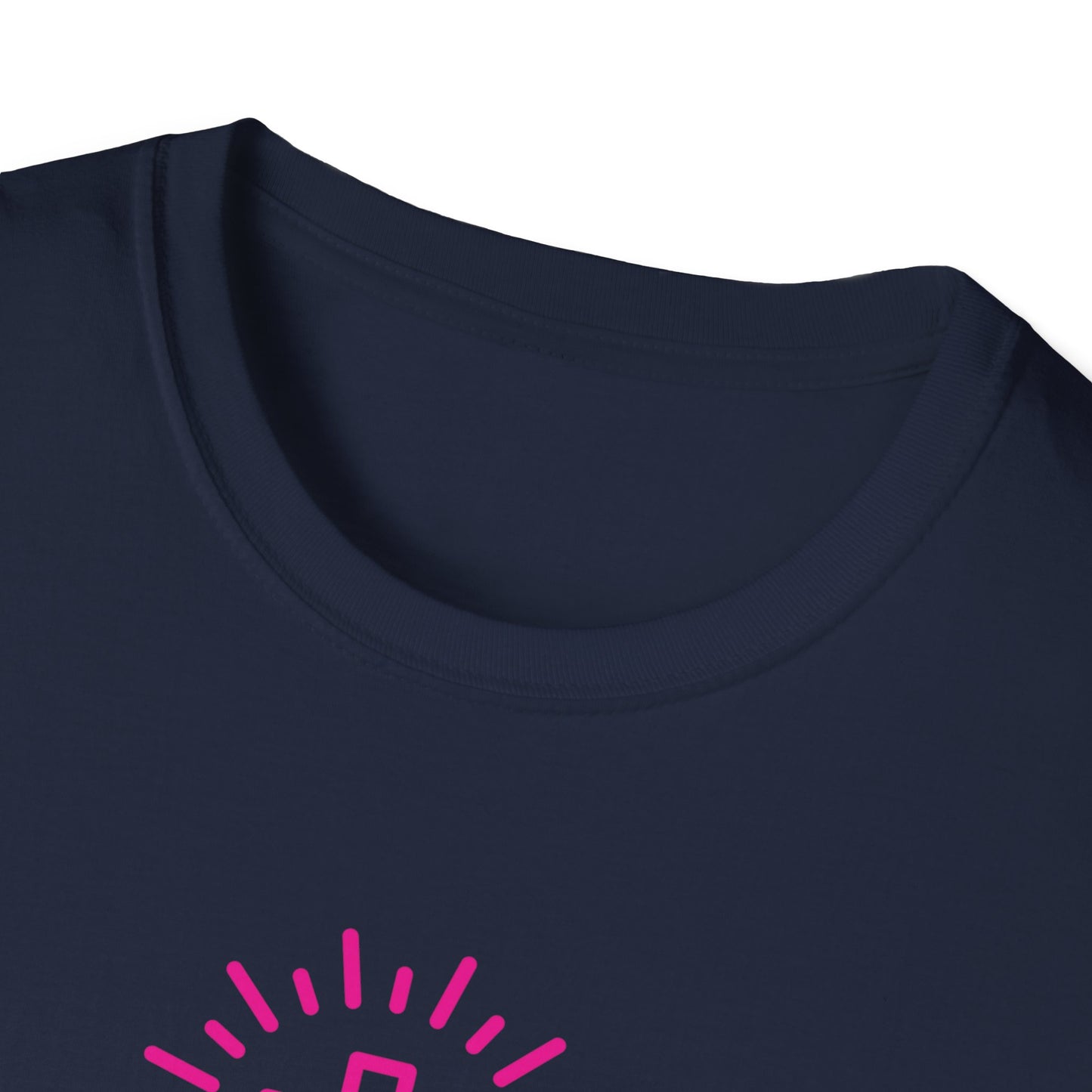 Christian Cross T-Shirt — Pink Radiant Faith Tee