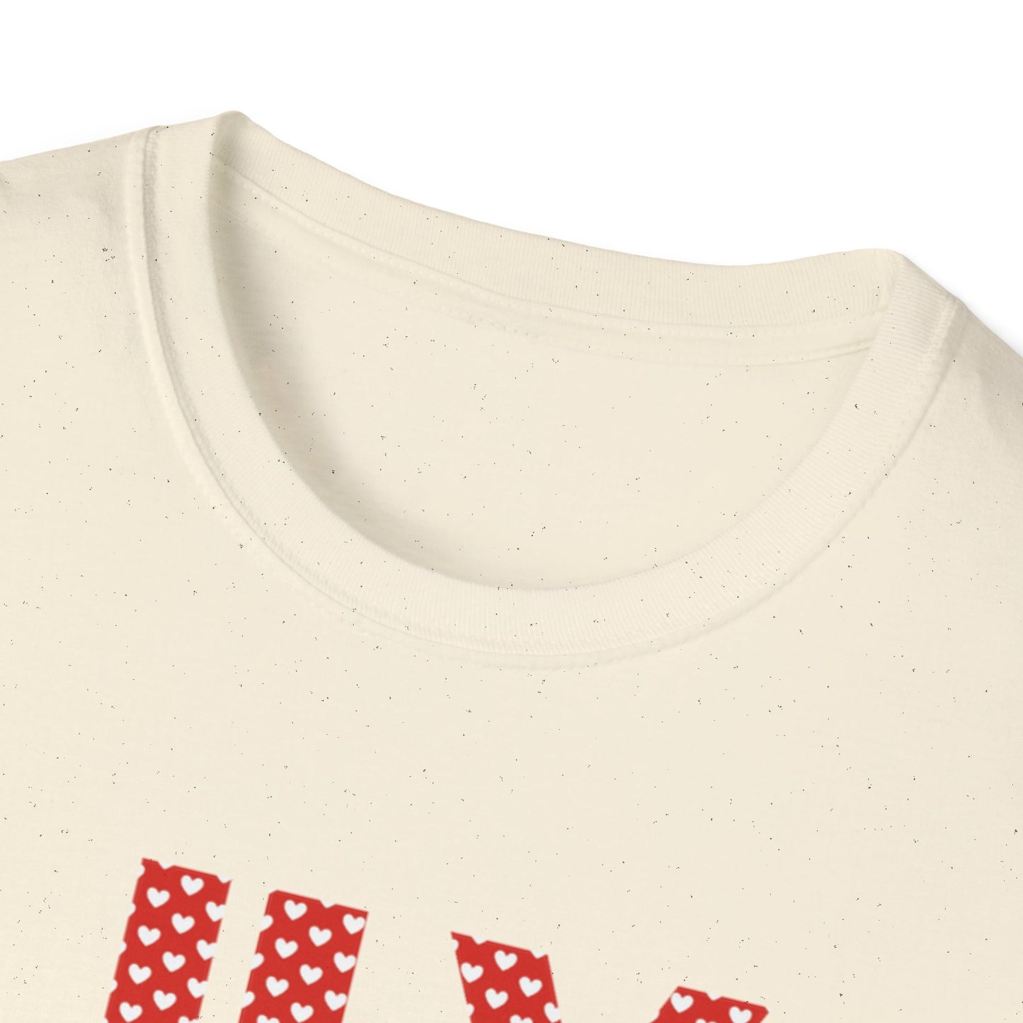 JLY Polka Dot Tee — Red Monogram Graphic T-Shirt
