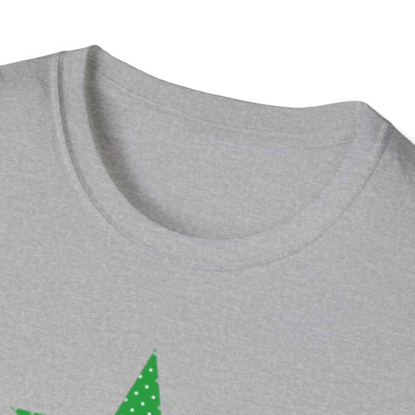 Green Star T-Shirt — Minimal Graphic Tee for Casual Wear & Holiday Flair