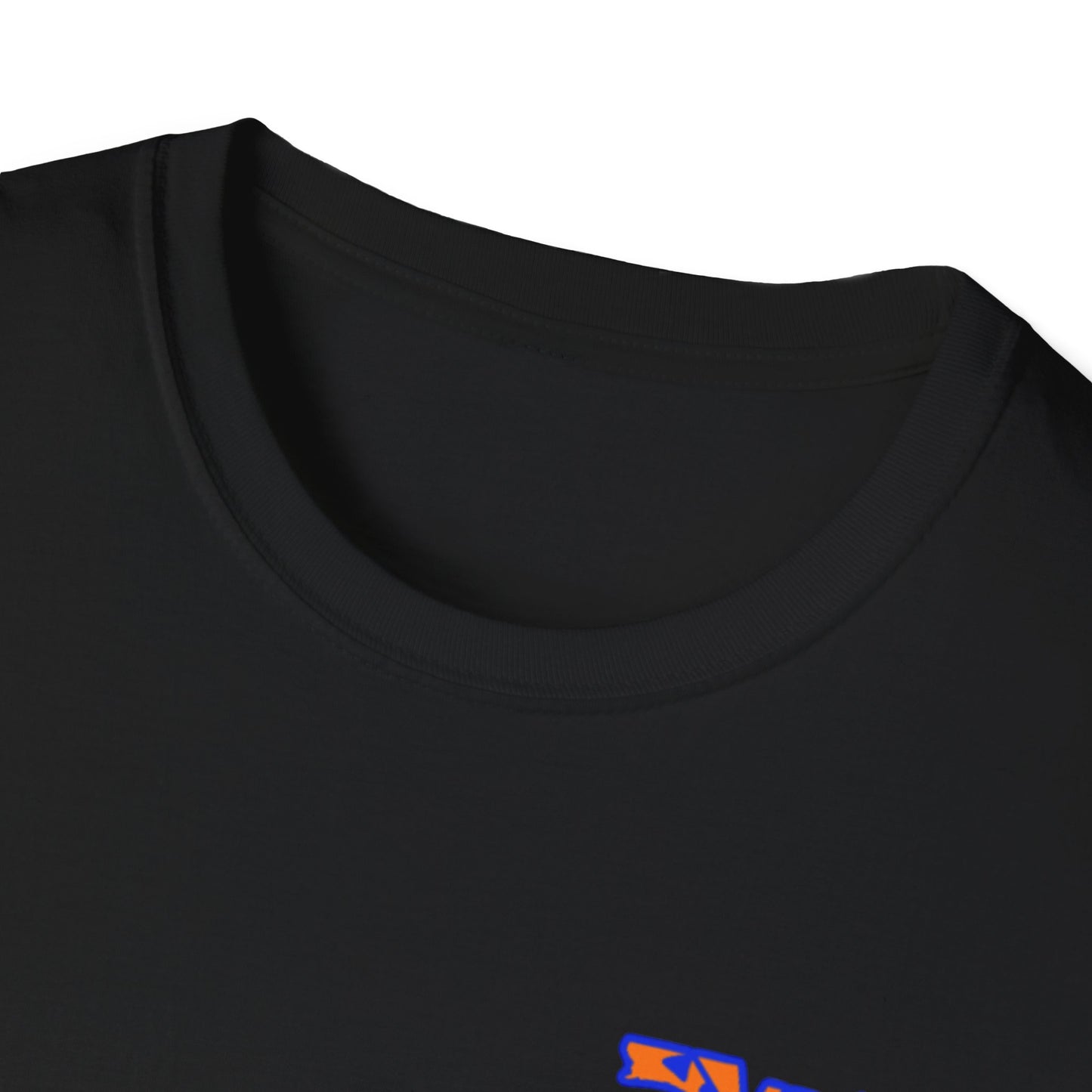 Florida State Outline T-Shirt — Orange & Blue 'Florida' Graphic Tee