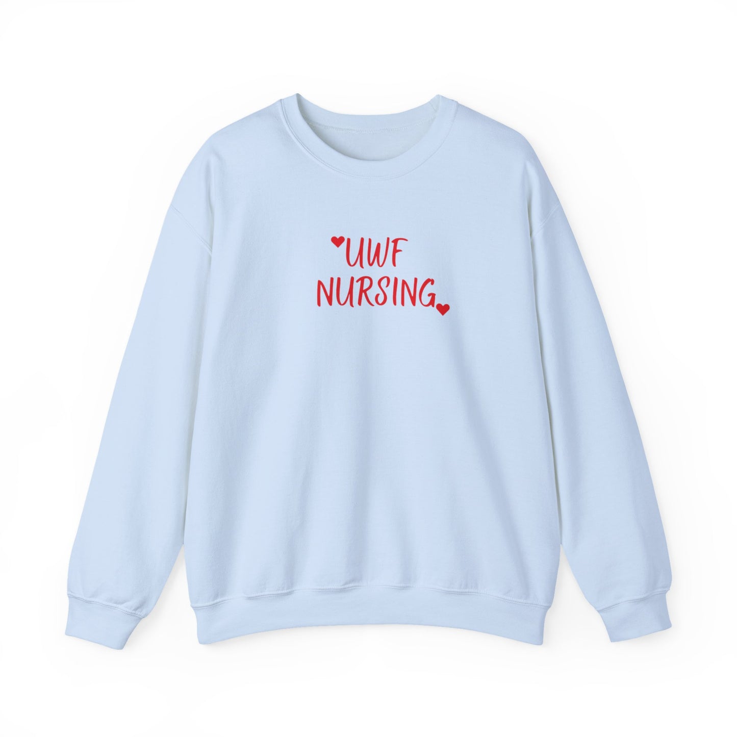 UWF Nursing T-Shirt — Cute Red Heart Nursing Tee for University of West Florida Students & Nurses