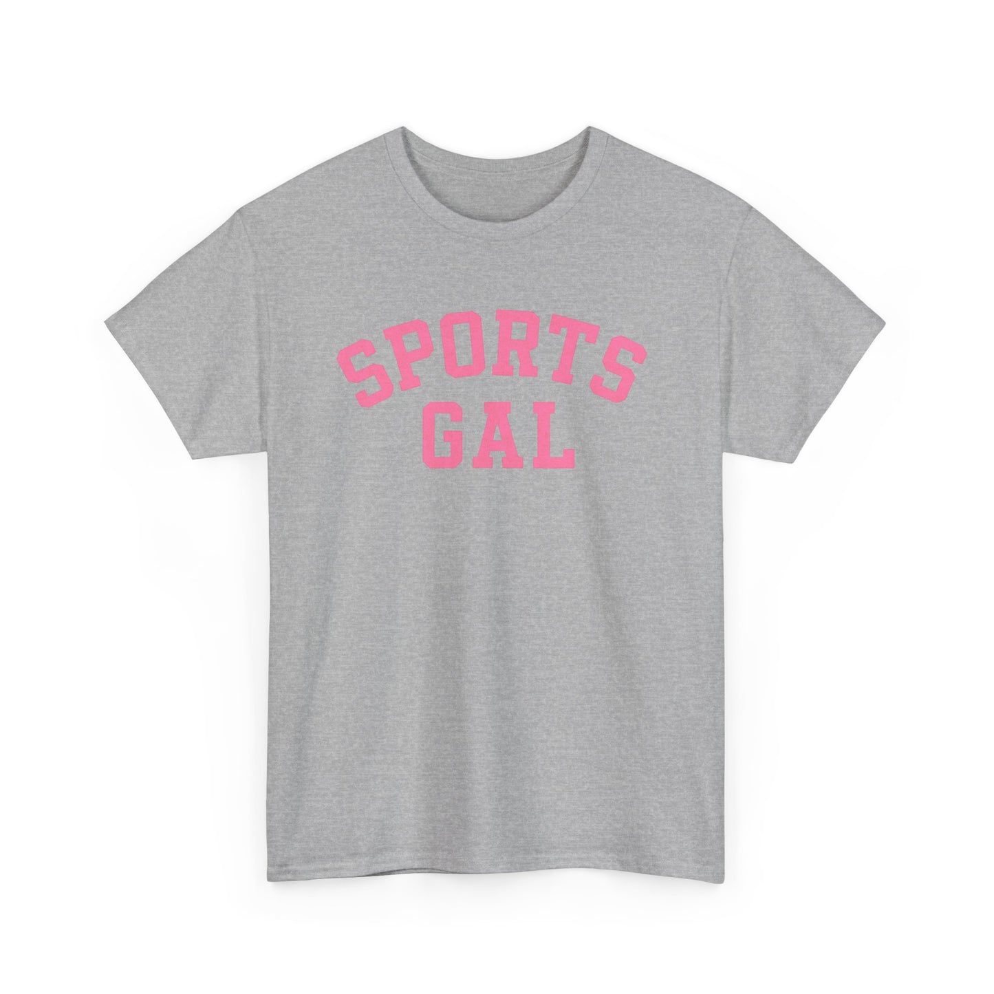 Sports Gal T-Shirt — Pink Athletic Graphic Tee for Active Women