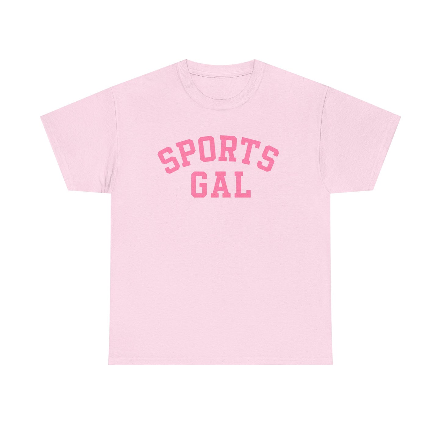 Sports Gal T-Shirt — Pink Athletic Graphic Tee for Active Women