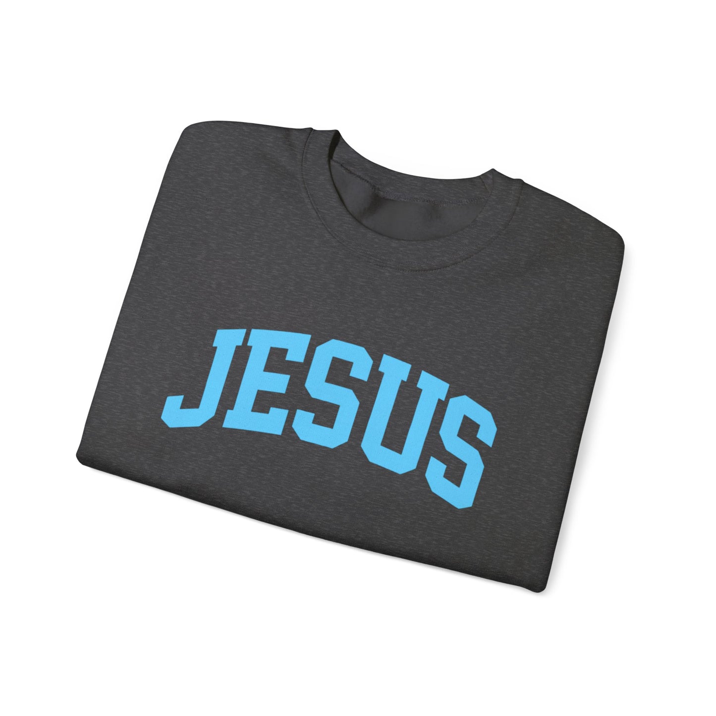 Jesus Crewneck Sweatshirt — Classic Faith Graphic Pullover