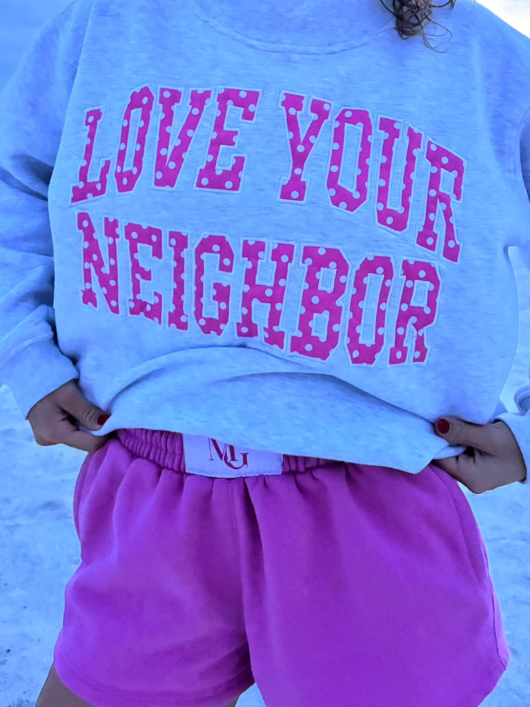 MATCHING SWEAT SHORTS PETAL AND SUNSHINE AVAILABLE