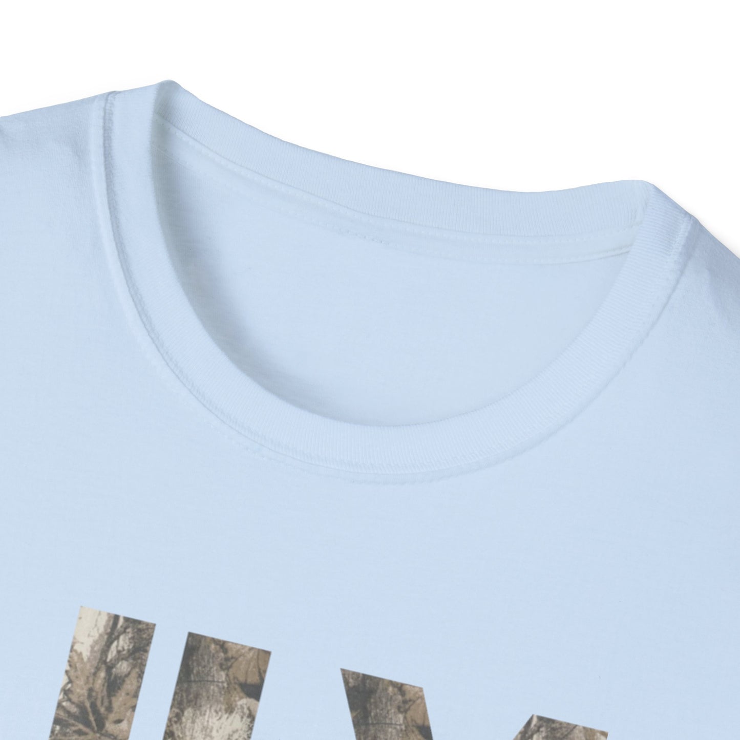 JLY Camouflage Initials T-Shirt — Camo Monogram Graphic Tee