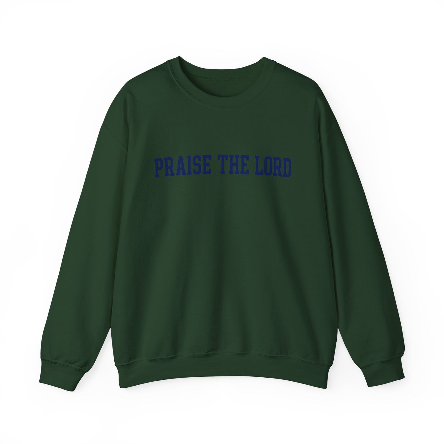 Praise The Lord Crewneck Sweatshirt — Christian Faith Graphic Sweatshirt