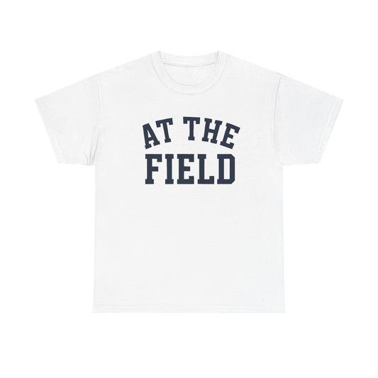 At The Field T-Shirt — Athletic Vintage Crew Tee for Sports Fans