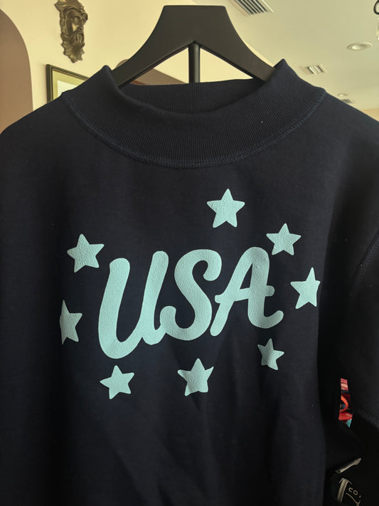 USA STAR MOCK NECK L/XL