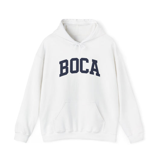 BOCA Arch Hoodie — College-Style Pullover Sweatshirt