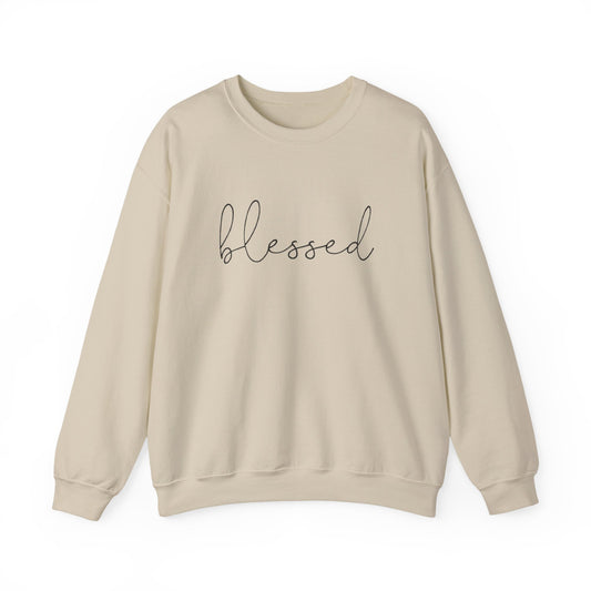 Blessed Script Crewneck Sweatshirt