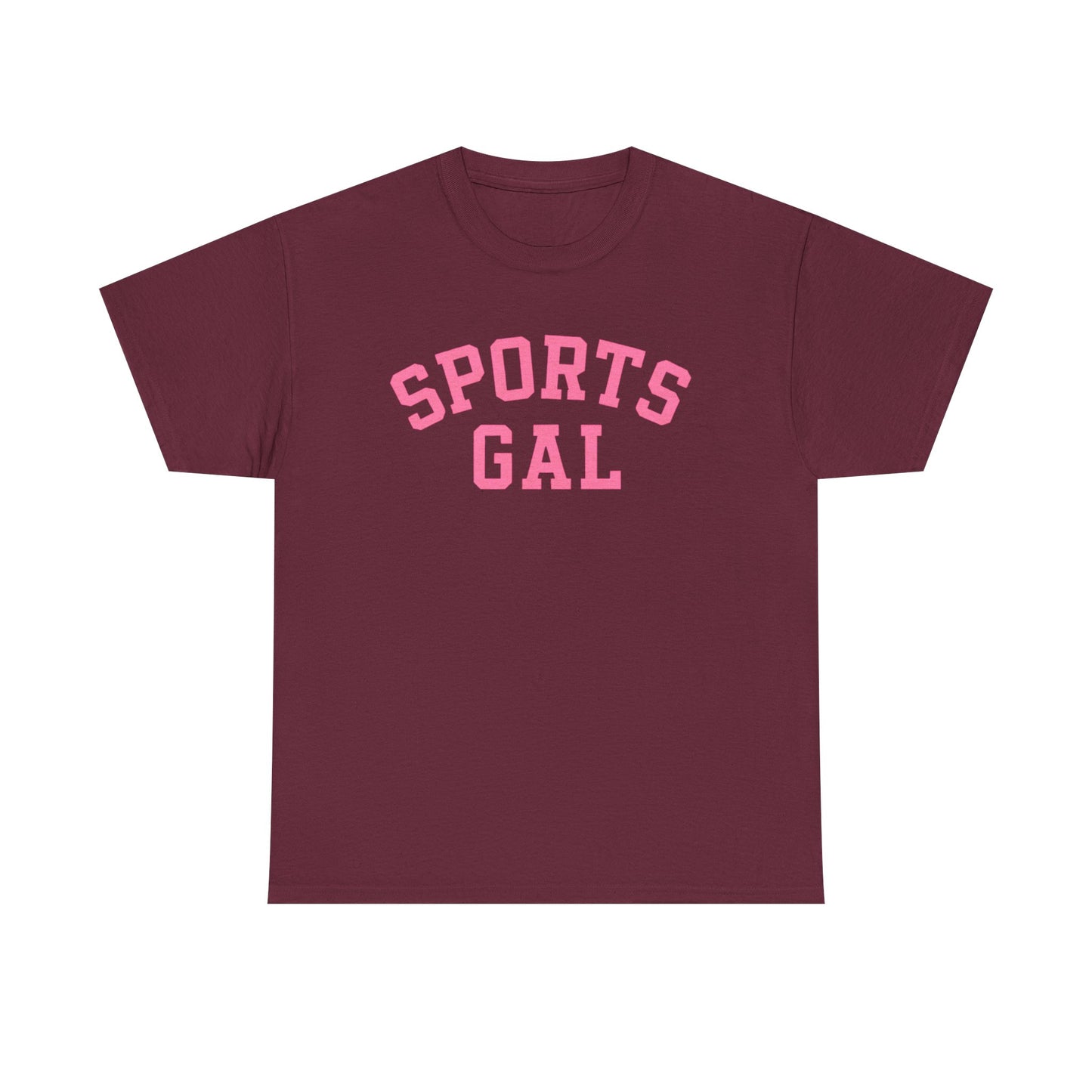 Sports Gal T-Shirt — Pink Athletic Graphic Tee for Active Women