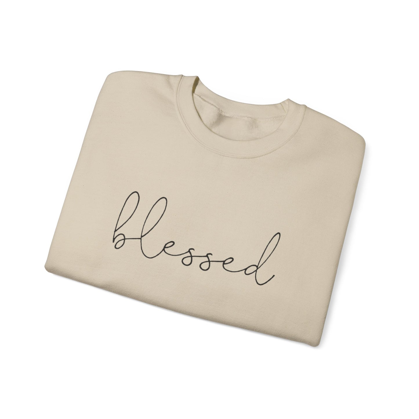 Blessed Script Crewneck Sweatshirt