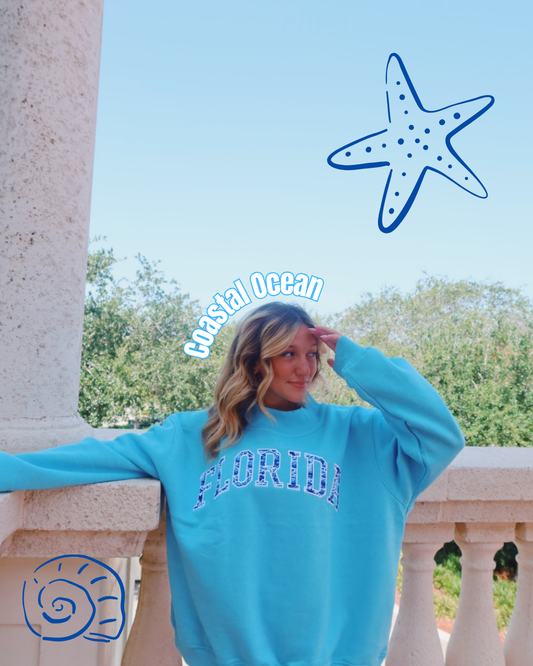 FLORIDA- COASTAL OCEAN MOCK NECK