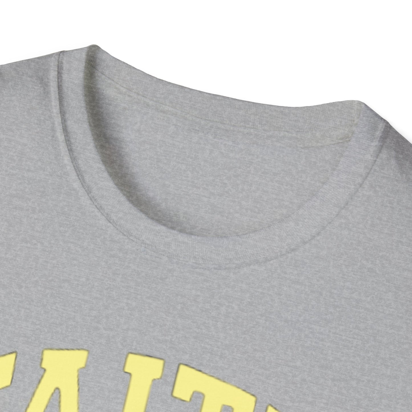 Faith Graphic T-Shirt — Yellow Lettering with Star