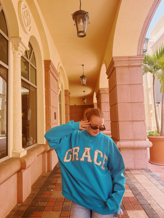 GRACE- COASTAL CRUSH MOCK NECK