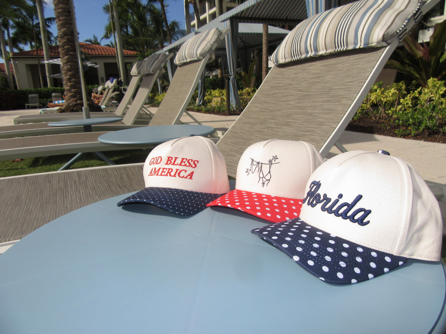 AMERICANA EMBROIDERED HATS