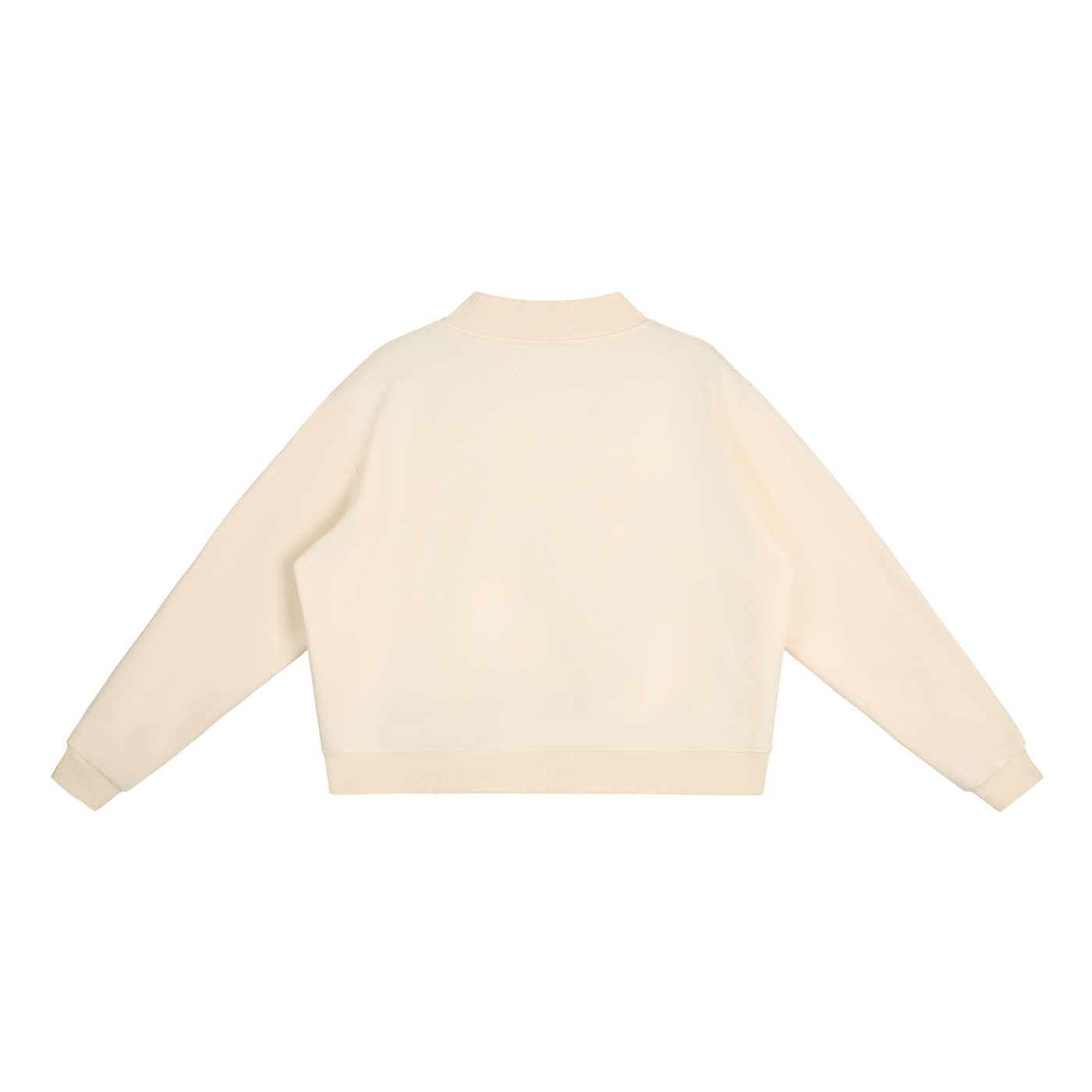 Faith Hearts Essential Fleece Mock-Neck Crew Sweatshirt