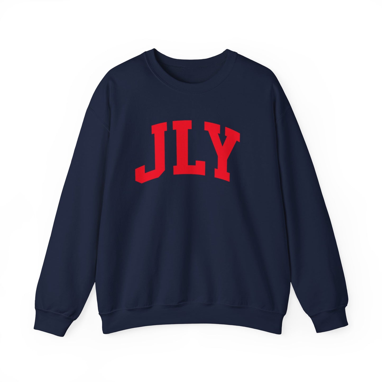 JLY Red Collegiate Crewneck Sweatshirt