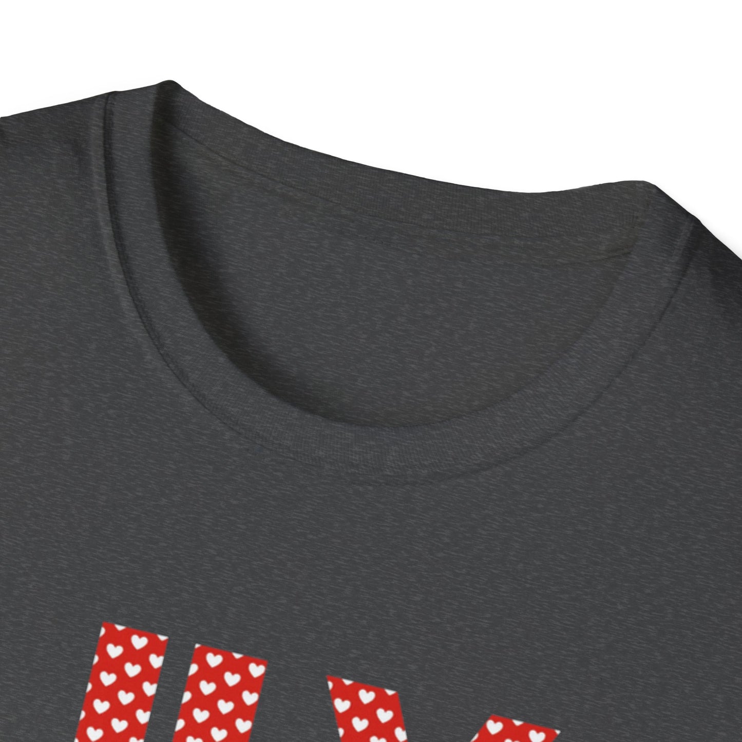 JLY Polka Dot Tee — Red Monogram Graphic T-Shirt