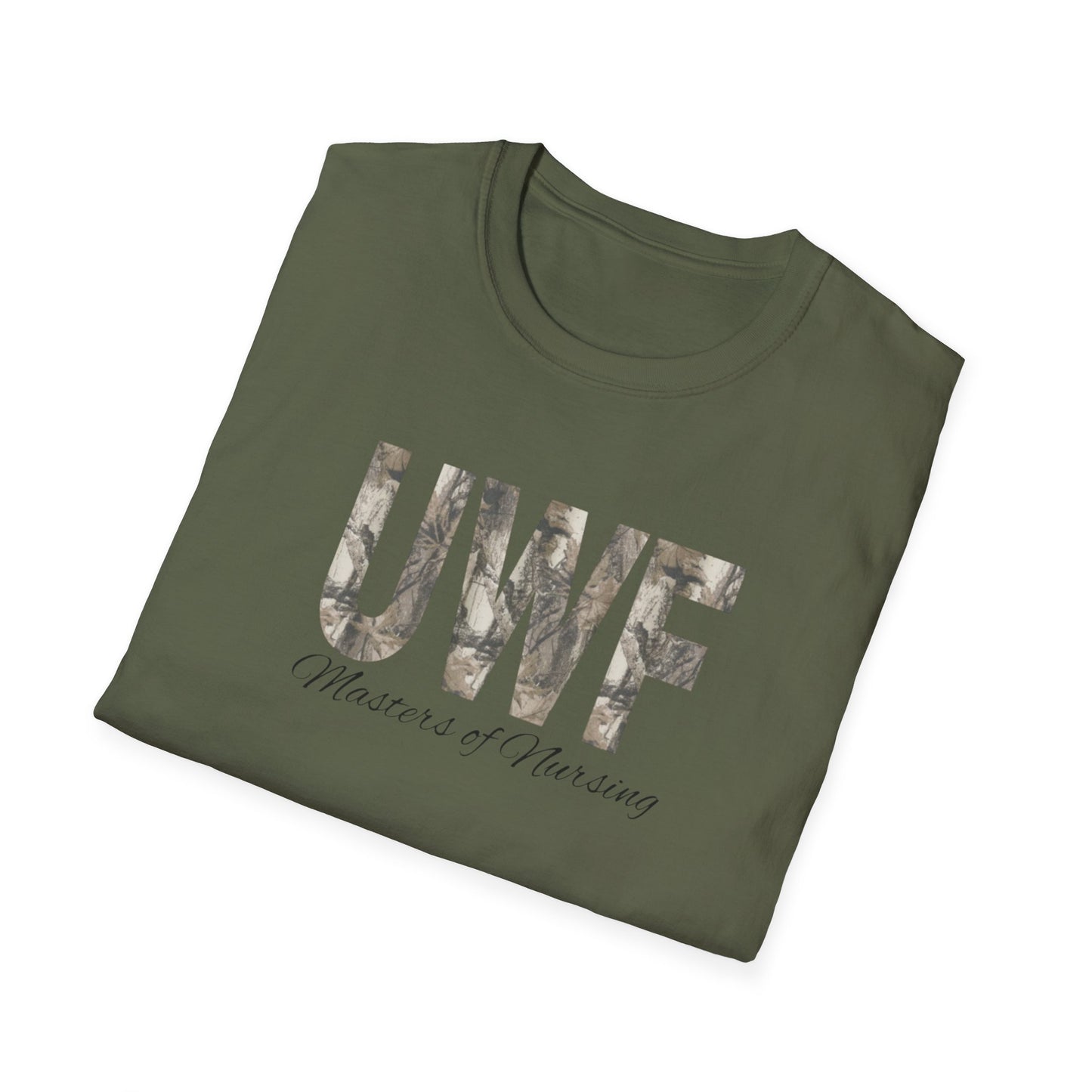 UWF Masters of Nursing Camo Logo T-Shirt