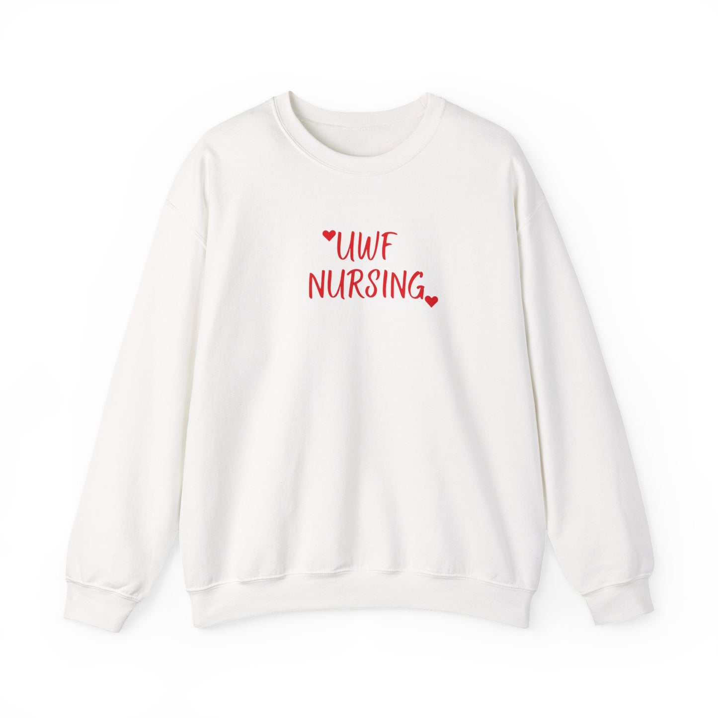 UWF Nursing T-Shirt — Cute Red Heart Nursing Tee for University of West Florida Students & Nurses