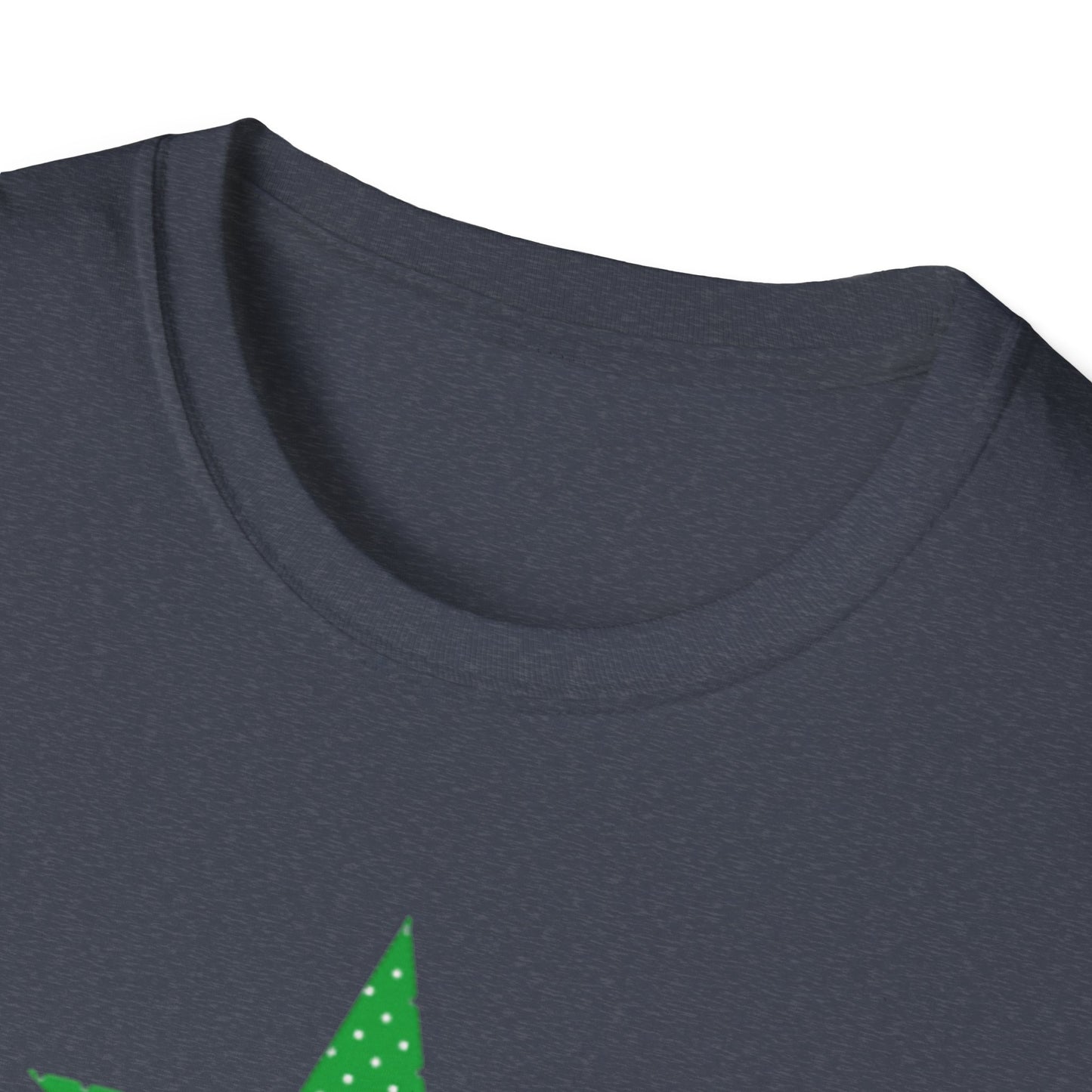 Green Star T-Shirt — Minimal Graphic Tee for Casual Wear & Holiday Flair